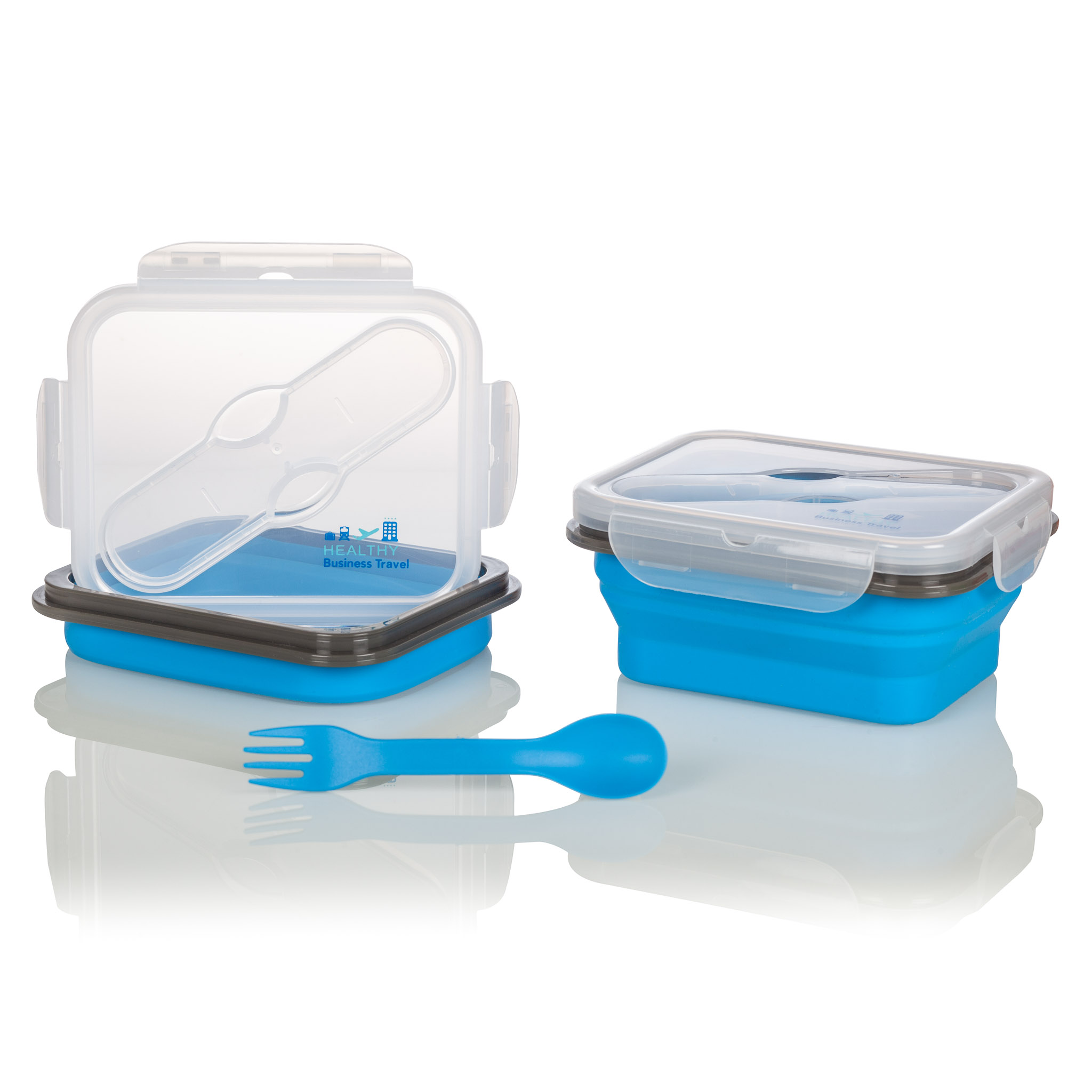 Collapsible Container Web Component Collapsible Food Container - Blue - Nutritionist Support